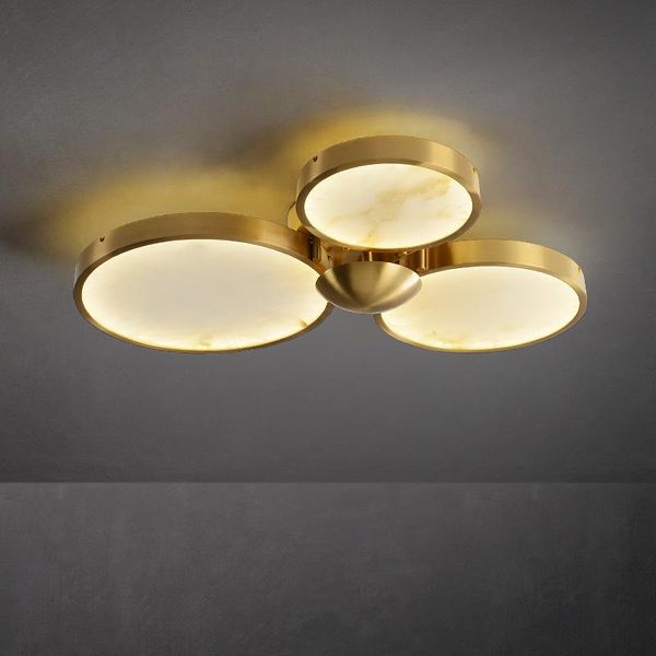 

ceiling lights marble led lamp modern chinese style simple bedroom nordic restaurant study ultra-thin designer
