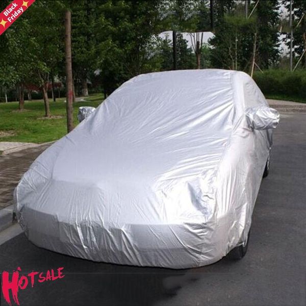 

universal full car cover rain frost snow dust waterproof protection exterior protector covers anti uv outdoor sun reflective