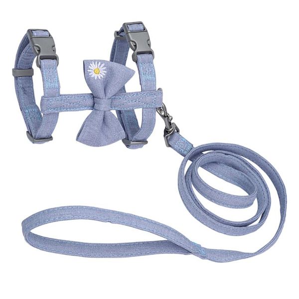 

cat collars & leads elegant bowtie harness vest with leash adjustable set