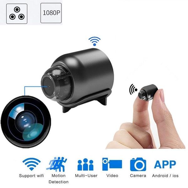 

1080p wifi mini camera smart home security cctv with audio video recording night vision motion detection camcorder cameras