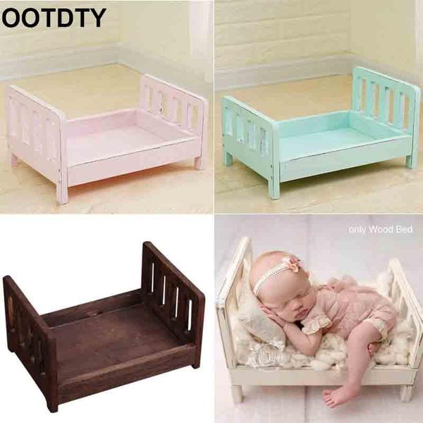 

born pography props wood bed infant poses baby prop detachable background accessories cribs