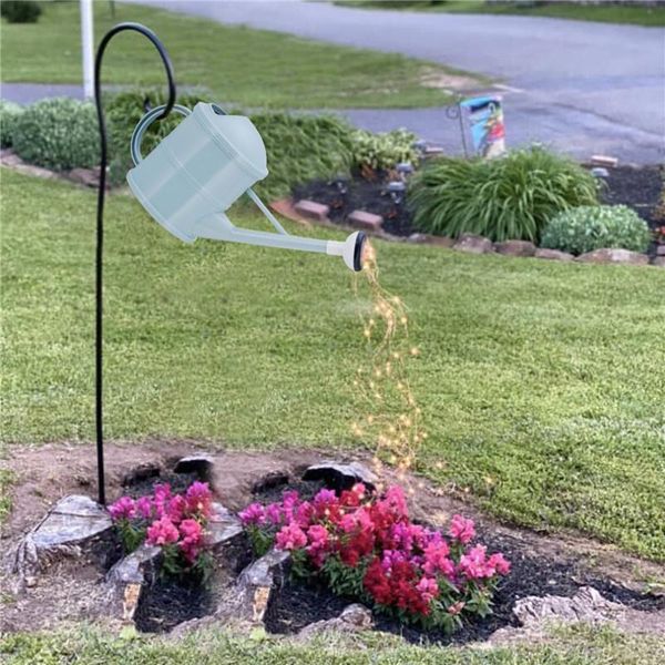 

watering can lights battery operated garden art light decoration waterproof for outdoor gardening lawn lamp30 lamps
