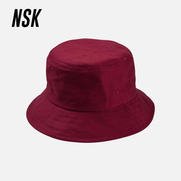

cloches nsk bucket hat layer fabric sunscreen fishing casual flat hip hop cap couple foldable outdoor for men women