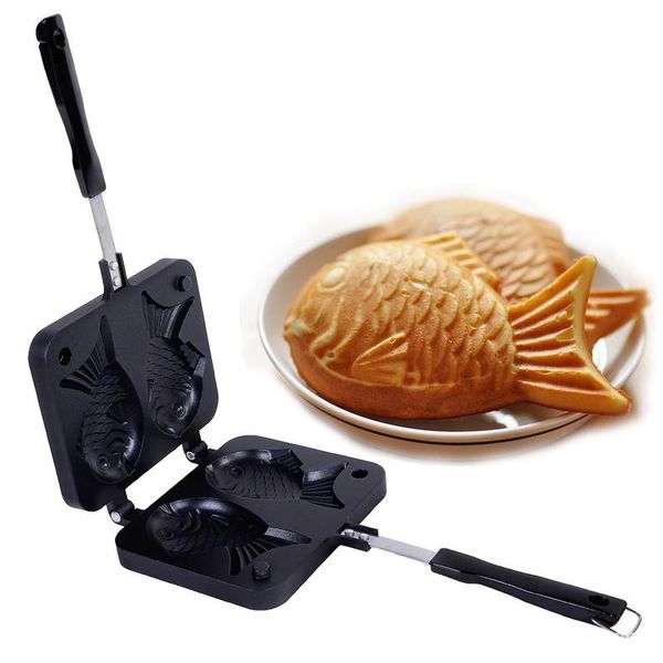 

baking moulds fish shape waffle mold maker cake pan mould home diy kids's love breakfast family kitchen bbq tool