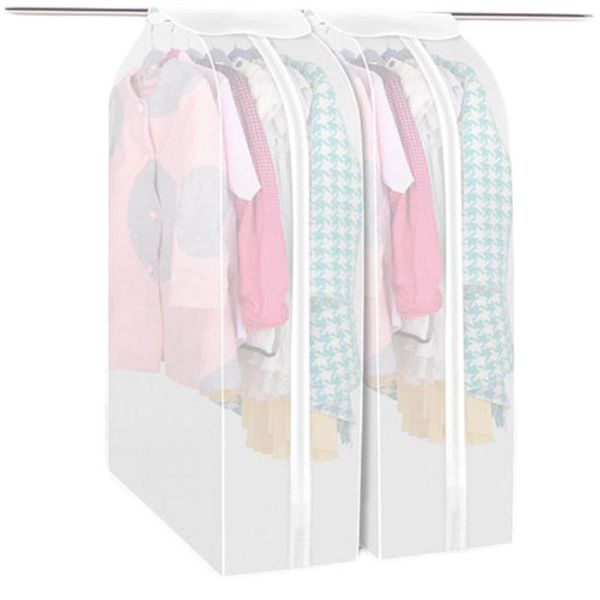

clothing & wardrobe storage bag garment suit coat dust cover protector vacuum bags household clothes organization