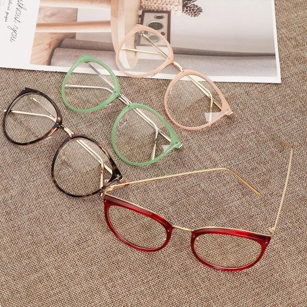 

sunglasses retro optical lens glasses classic metal frames spectacles eyeglasses eyewear vision care, White;black