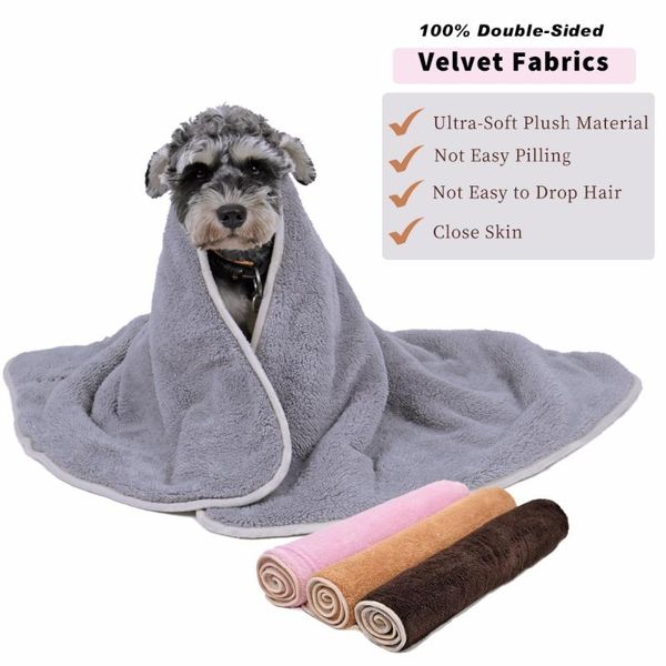 

pet dog blanket skin-friendly warm multifunction towel bed mat sleeping cushion cover for cat product kennels & pens