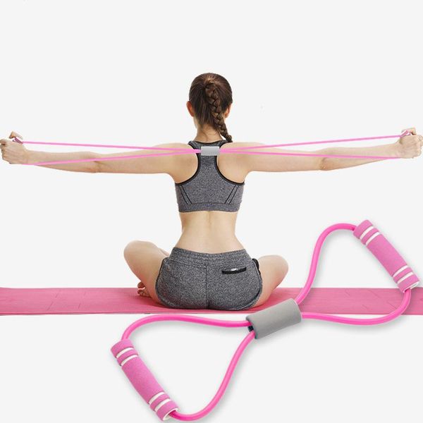 

yoga resistance exercise bands gym fitness equipment pull rope chest expander elastic muscle training home tubing tension