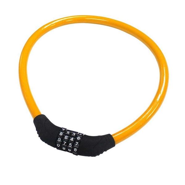 

bike locks cycling security bicycle anti-theft cable lock 4-digital code password safety accessories ciclismo bicicleta