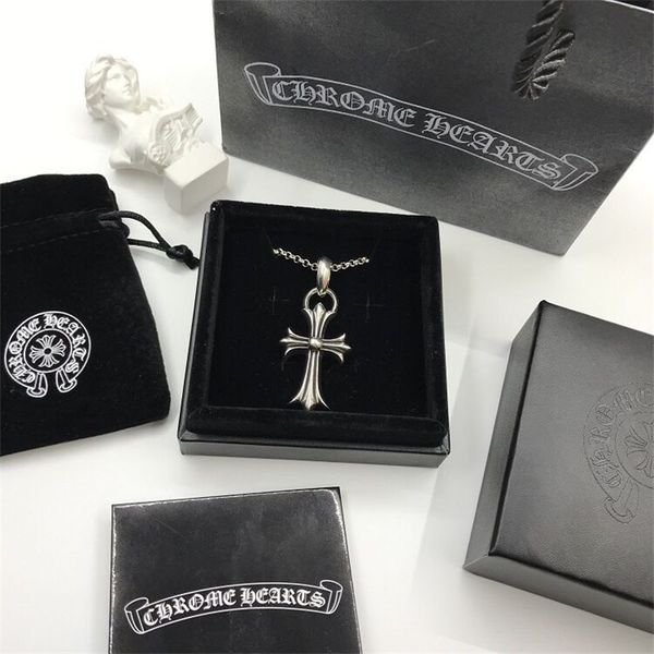 

70% off outlet online new croquet necklace in 2021 cross necklace for men and women, Black