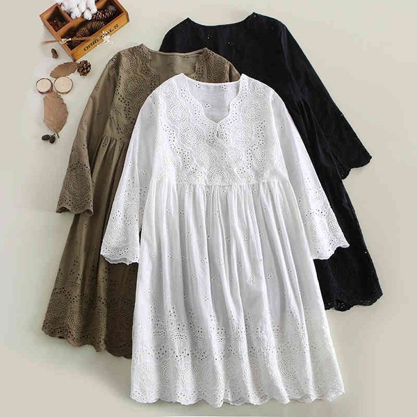 

casual dresses lamtrip v-neck boutique hollow out embroidery lolita kawaii solid cotton 100% summer dkce, Black;gray