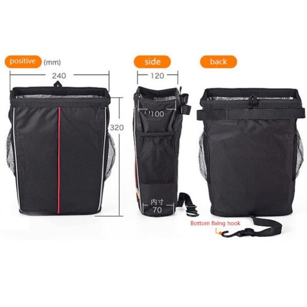 

car organizer seat storage bag waterproof snack garbage
