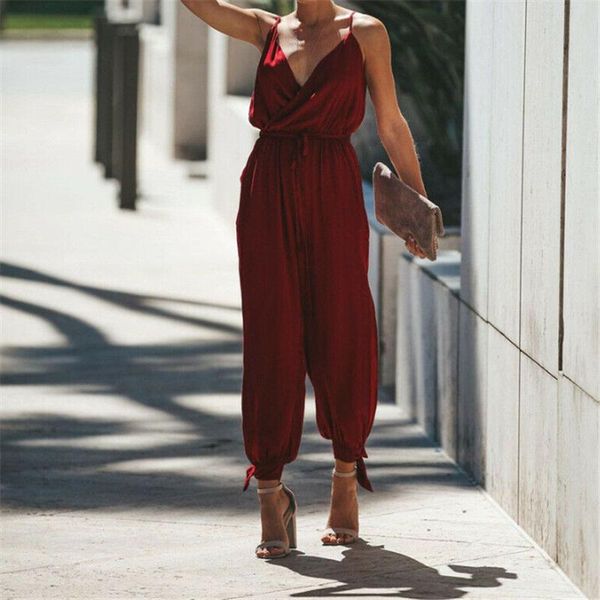

women jumpsuits ladies overalls summer holiday casual sleeveless fashion boho floral bodysuit loose playsuit women's & rompers, Black;white