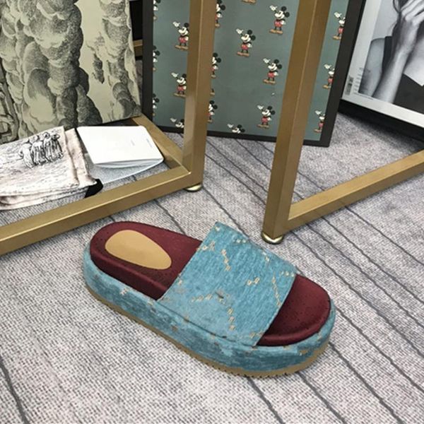 2021 últimas sandálias bordadas Salto de 5 cm forro de couro sola de borracha 34-40 (tamanho personalizado 41)