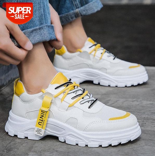 

daddy shoes ins thick-soled increased sneakers korean style breathable all-match men's #pu48