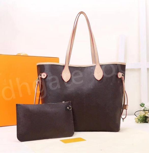 

6 colors lattice 2pcs set women pu leather handbag handbag ladies designer handbag lady clutch purse retro shoulder