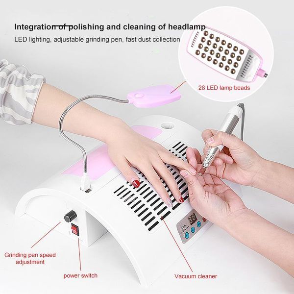 

nail art kits pinpai multi-purpose potherapy machine 5-in-1 polishing vacuum cleaner integrated tscm1