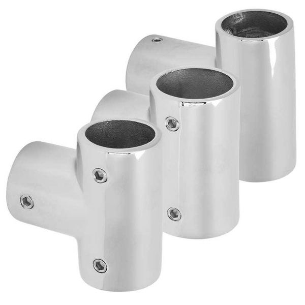 

tee connector 90 degree 316 stainless steel mjs015 corrosion resistant equal hardware fitting for various yachts marine rafts/inflatable boa