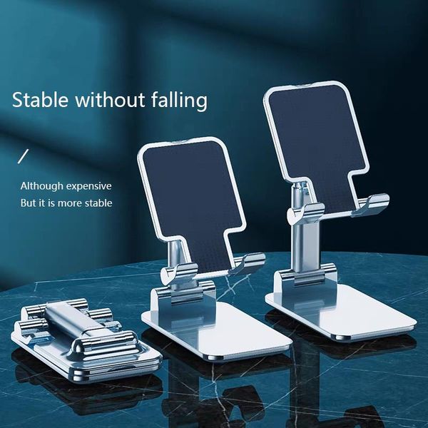 

cell phone mounts & holders foldable metal deskablet stand, adjustable, suitable for ipad and all smartphones
