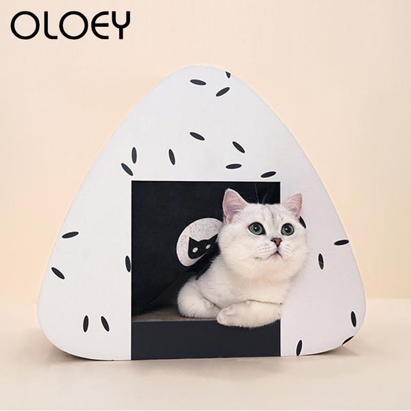 

cat beds & furniture bed house soft plush kennel puppy cushion small dogs cats kitten nest winter warm sleeping pet dog mat supplies