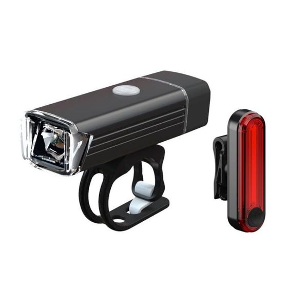 

bike lights bicycle headlights usb charging light and red taillights aluminum alloy car night riding