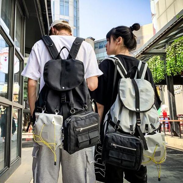 

school bags schoolbag for teenager street men backpack casual personality women detachable bag large capacity travel