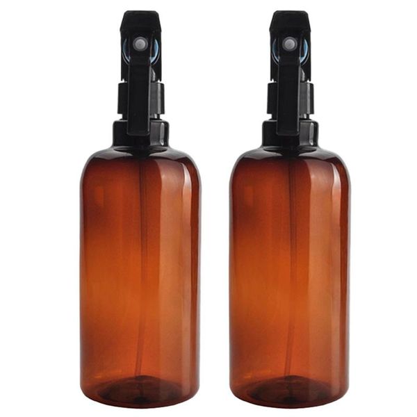

storage bottles & jars 2pcs brown 500ml premium spray bottle empty water sprayer refillable mist atomizer multifunctional dispenser tool for