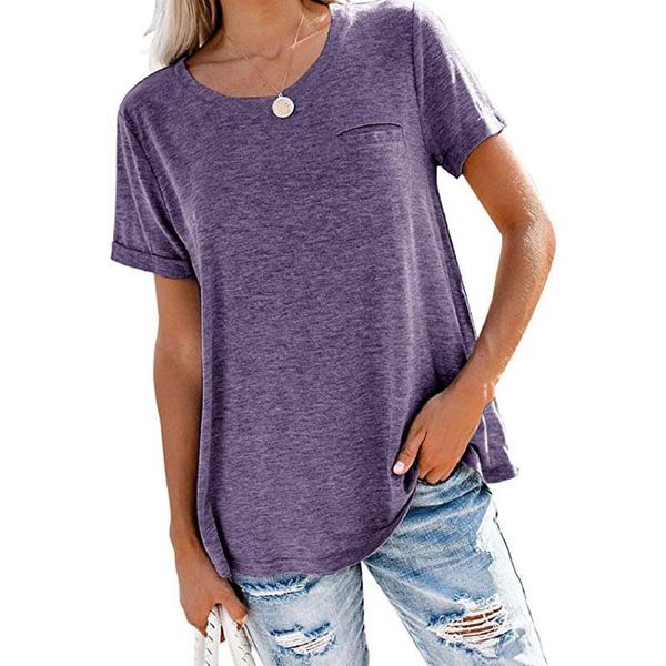 

women's t-shirt fashion casaul harajuku t shirt women short sleeve o neck pocket loose tees tshirt summer female camisetas mujer pullo, White