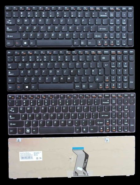 

us/uk black/purple lapkeyboard for lenovo g580 z580a g585 z585 g590 z580 replacement keyboards