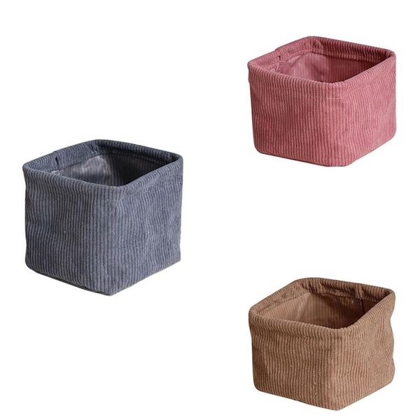 

storage baskets basket for toy cartoon simple style makeup cosmetics desk organizers household folding bag