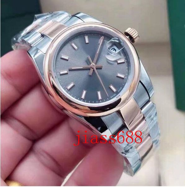 

31mm datejust relogio sapphire fashions women womens watch watches 2813 self winding automatic movement mechanical date montre de 256w, Slivery;brown