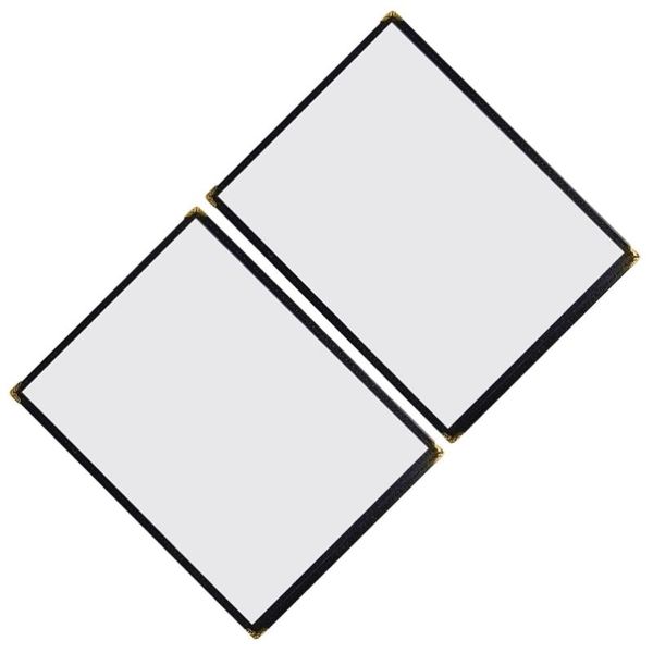 

greeting cards 2pcs unique menu cover practical recipe protector list protective