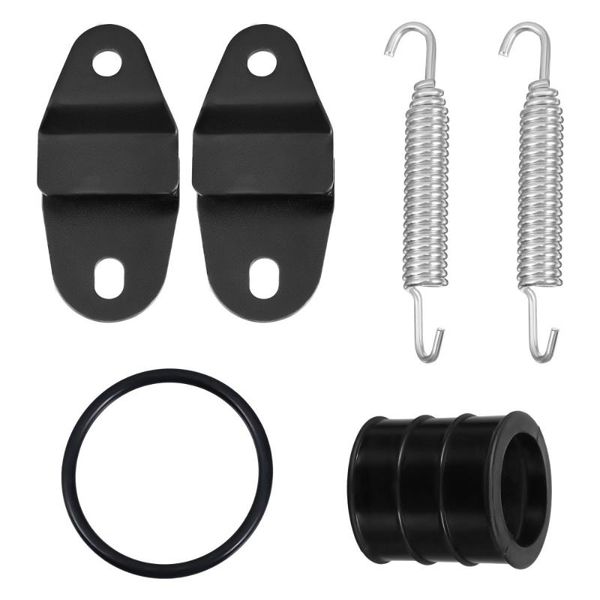 

motorcycle exhaust system 6pcs professional motorbike muffler pipe bracket mounts