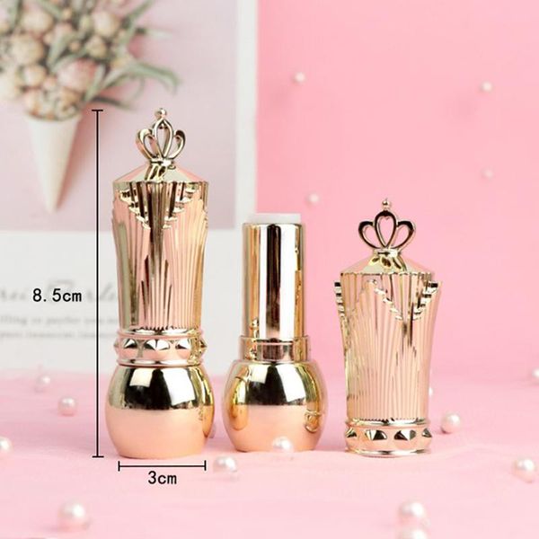 

storage bottles & jars 12.1mm empty diy lipstick tubes crown cap cosmetic makeup tube