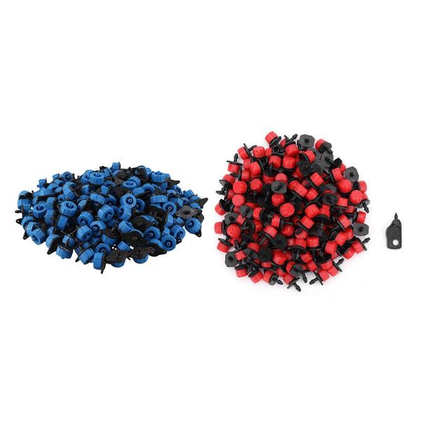 

watering equipments afbc 151 pcs irrigation drippers emitters micro-sprinklers heads with 400 8l pressure compensating dripper