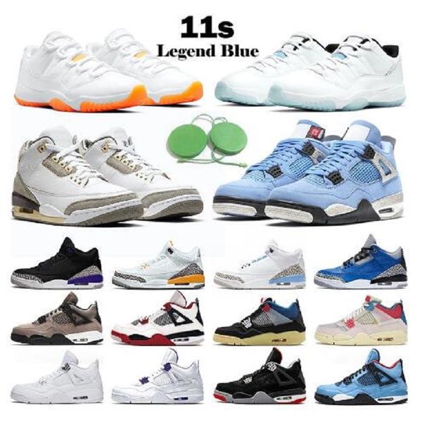 

jumpman basketball shoes 4s university blue white oreo fire red 11s citrus legend 25th anniversary mens womens trainers sport sneakers with