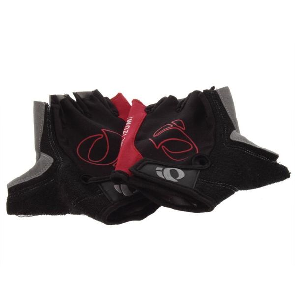 

cycling gloves road bike bicycle antiskid magic tape half finger, Black