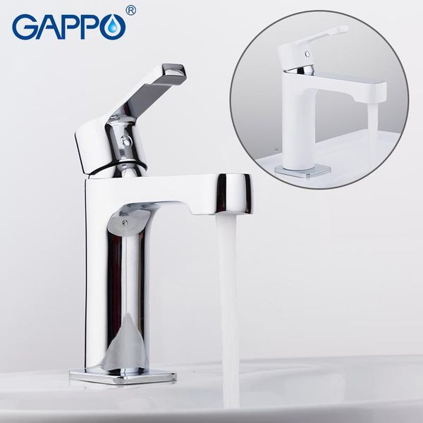 

bathroom sink faucets gappo basin faucet chrome white torneira wash mixer taps brass water tap