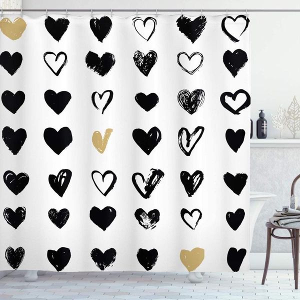 

shower curtains love curtain small heart let me you hipster liking spouse couples design bathroom decor set with hooks 75" long