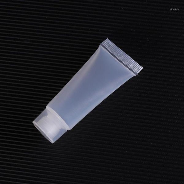 

storage bottles & jars 10ml refillable travel disposable leakproof tubes sample packing squeezable with screw cap for body