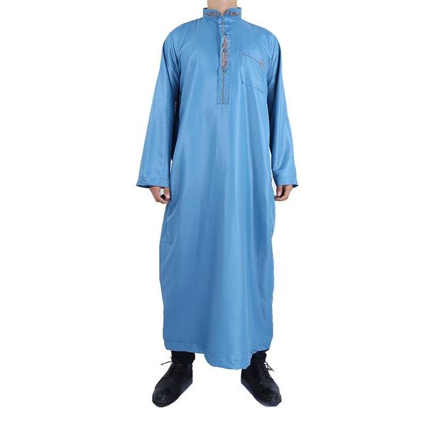 

ethnic clothing mix 6colors sizes 56-62 men's long sleeves robe muslim wholesale thobe, Red
