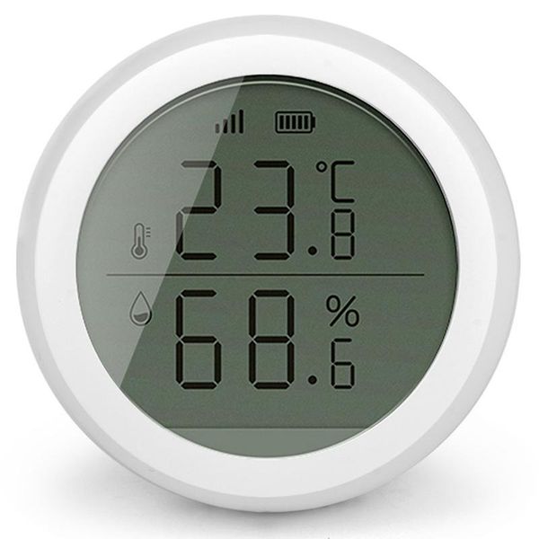 

smart home control tuya zigbee temperature and humidity sensor with led sn works amazon google assistant