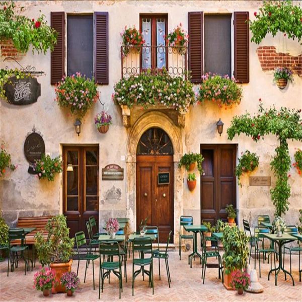 

custom mural wallpaper 3d european cafe po bar restaurant ktv background wall papers home decor wallpapers