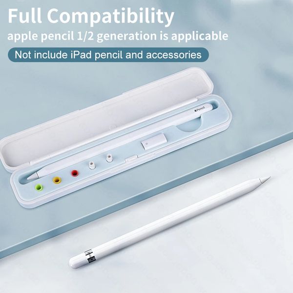 Per Apple Pencil 2 custodia Per Apple Pencil 1nd Gen Storage Box penna per tablet touch Accessori Custodia da viaggio con copertina rigida portatile