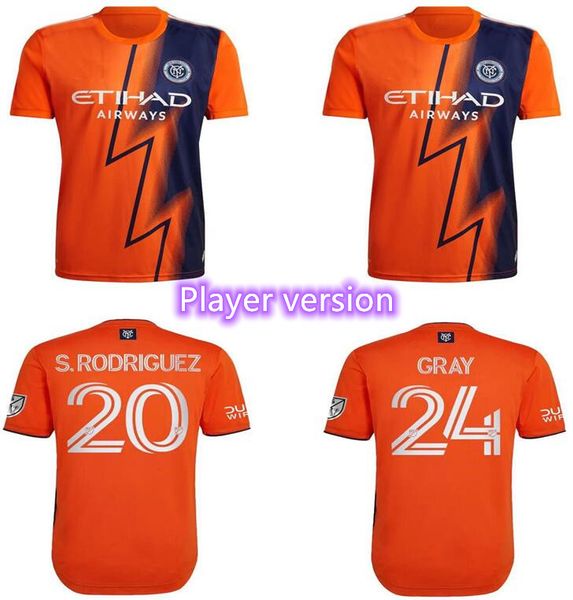 

2022 2023 new york city soccer jerseys away 22 23 nycfc 10 moralez 20 s. rodriguez 24 gray 43 talles magno 9 heber 55 keaton football shirts, Black;yellow