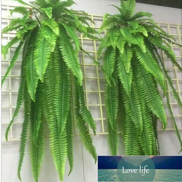 Grande Persa Samambaia Artificial Relva Buquê DIY DIY Pendurar Bush Planta Falsa Acessórios Casa Decoração Do Casamento Faux Folhagem Fábrica Preço Especialista Qualidade