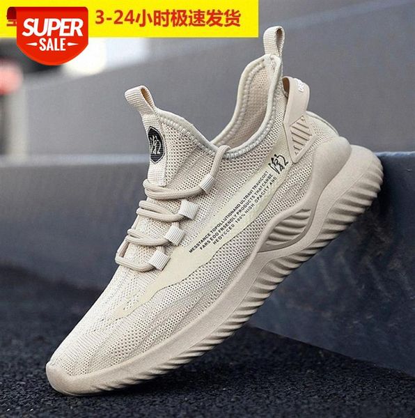 

running shoes flying woven breathable men's casual trendy sports #tj7l