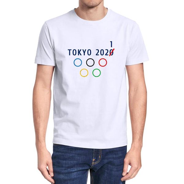 

men's t-shirts tokyo 2021 to summer olympics japan olympic rings correction mark tee funny shirt t 100% cotton xs-5xl, White;black