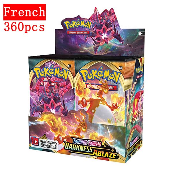 

2021 french magic baby cards, collectable magic baby toys tcg: sword and shield dark bath booster box, 360