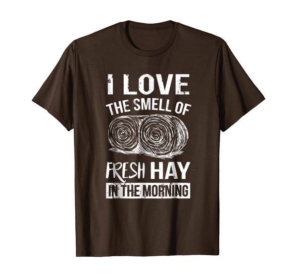 

I love the smell of fresh hay. Funny Farmer T-Shirt, Mainly pictures